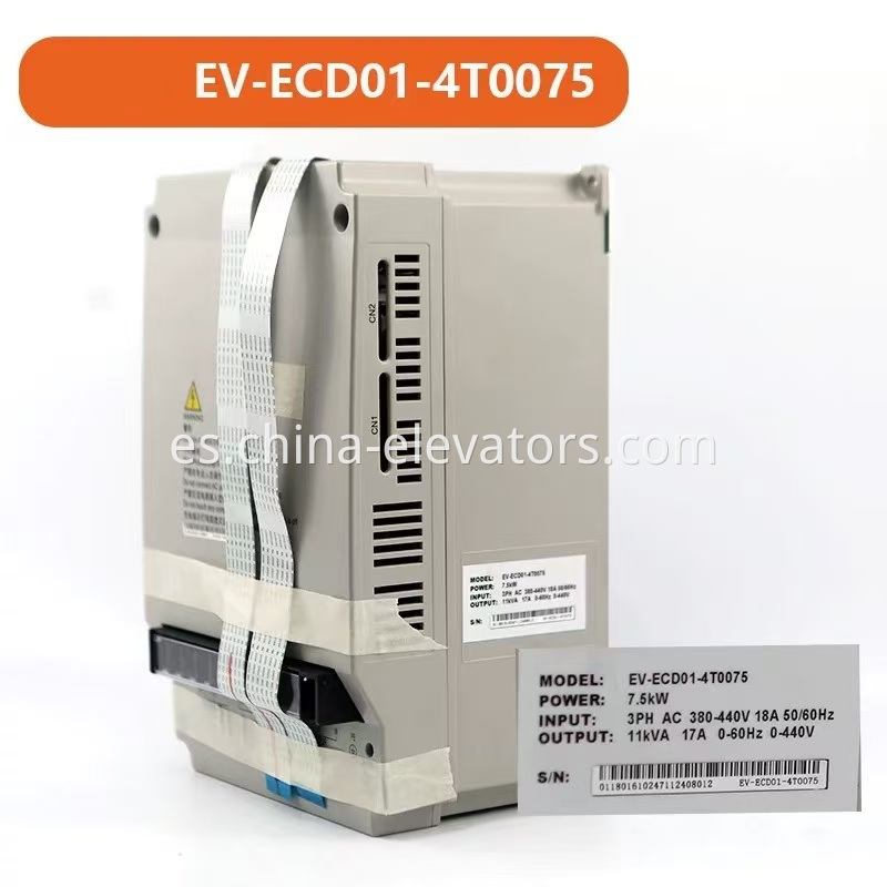 EV-ECD01-4T0075 7.5kW/380V EMERSON Inverter for Hitachi Elevators